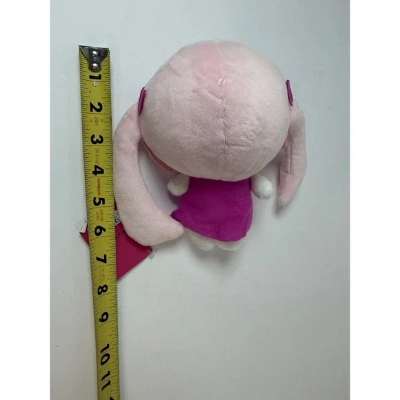 Hatsune Miku Pinocchiop Aimaina Mini Plush Dolls Pink Round One Prize 7" - Picture 5 of 5